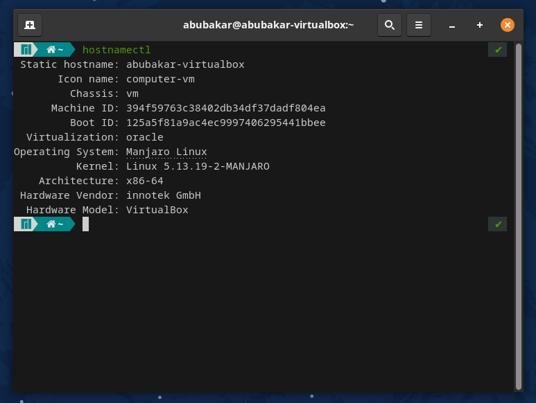 hostnamectl command in linux