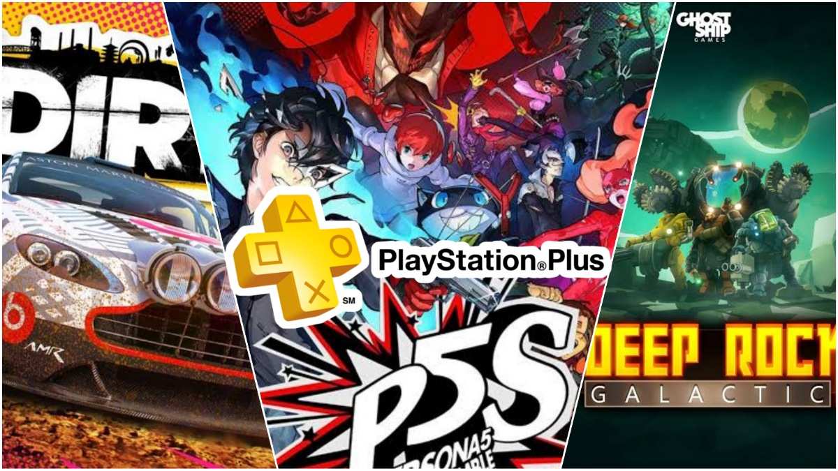 PS Plus: Persona 5 Strikers, Dirt 5 e Deep Rock Galactic são os