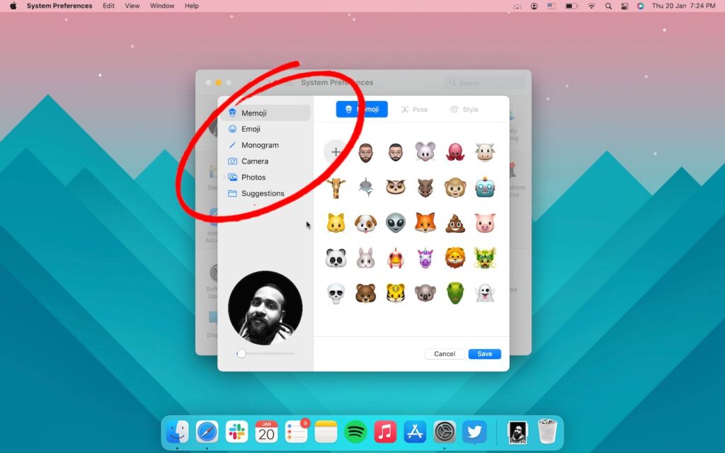How to change iCloud profile picture from Mac- 3