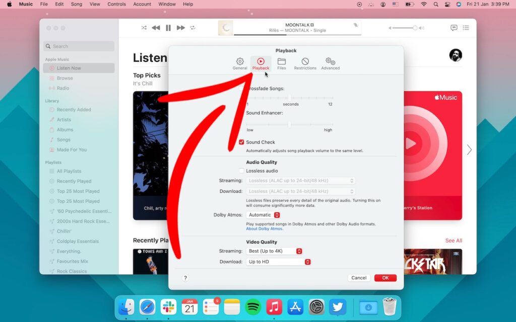 How to listen Apple lossless on Mac- 3