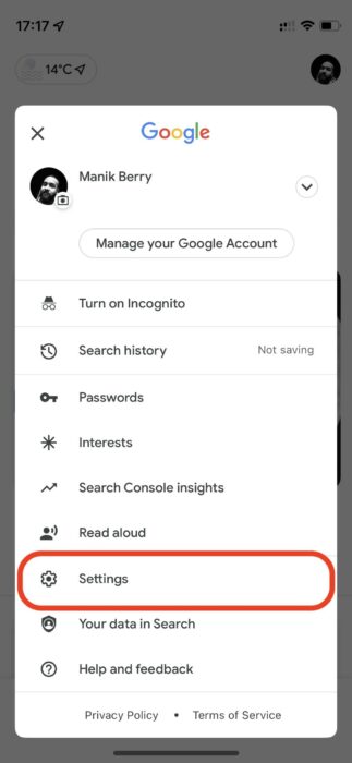 How to turn Google SafeSearch on/off in Google App- 2