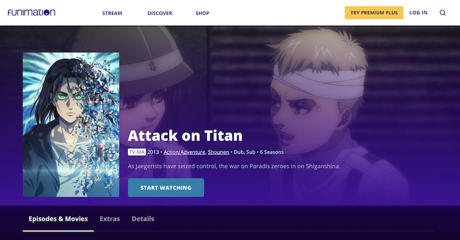 How do I watch 'Attack on Titan' Season 4, Part 2 on Funimation? 