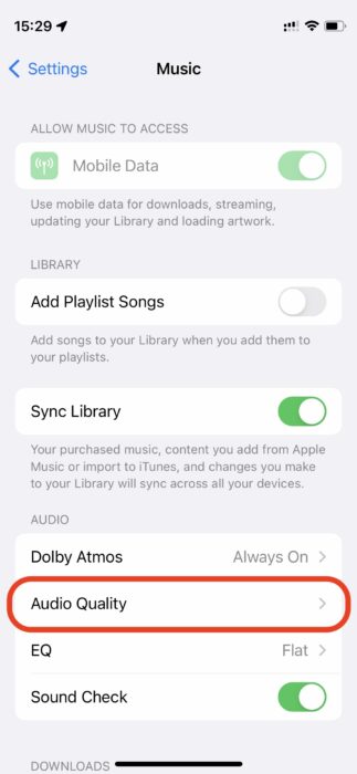 how to listen Apple lossless audio on iPhone-2
