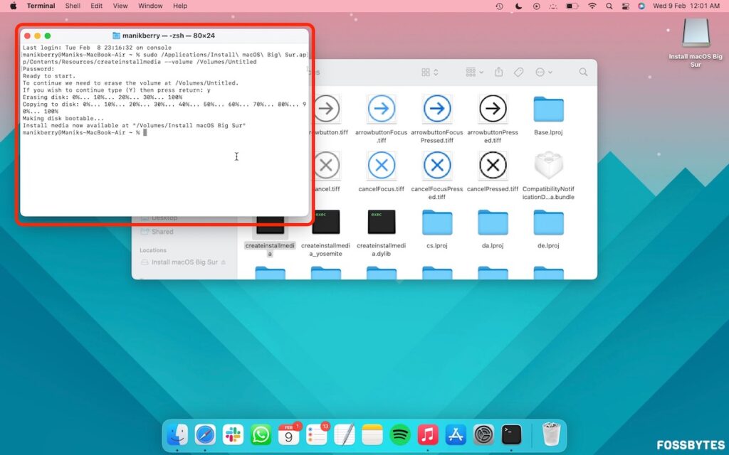 10. Create a bootable macOS Installer