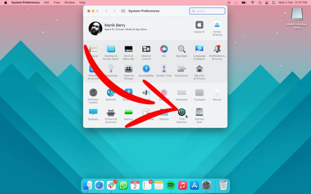 how to use time machine on mac to backup