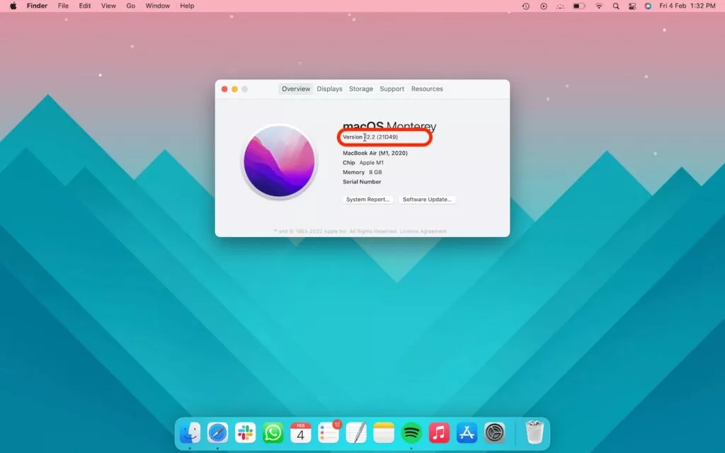 3. How to check macOS version