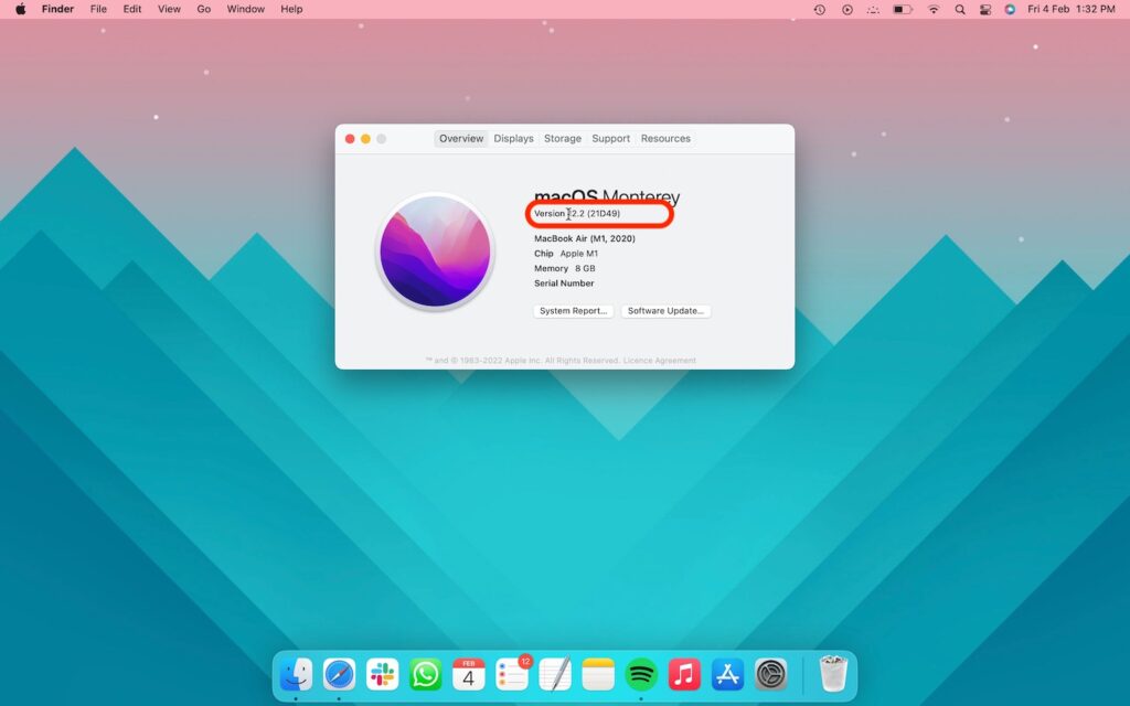 3. How to check macOS version