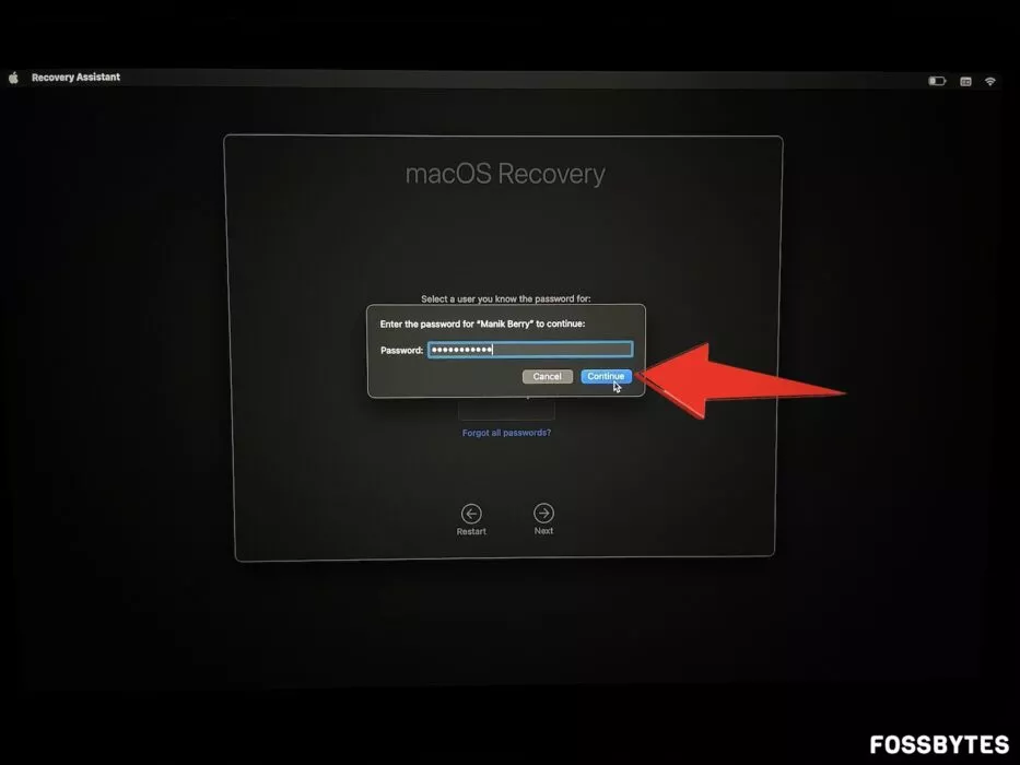 4. Alter settings for bootable macOS installer