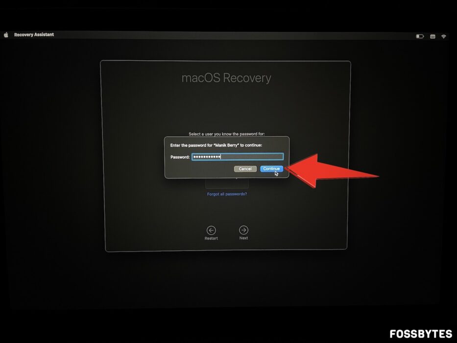 4. Alter settings for bootable macOS installer