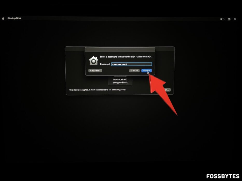 7. Alter settings for bootable macOS installer