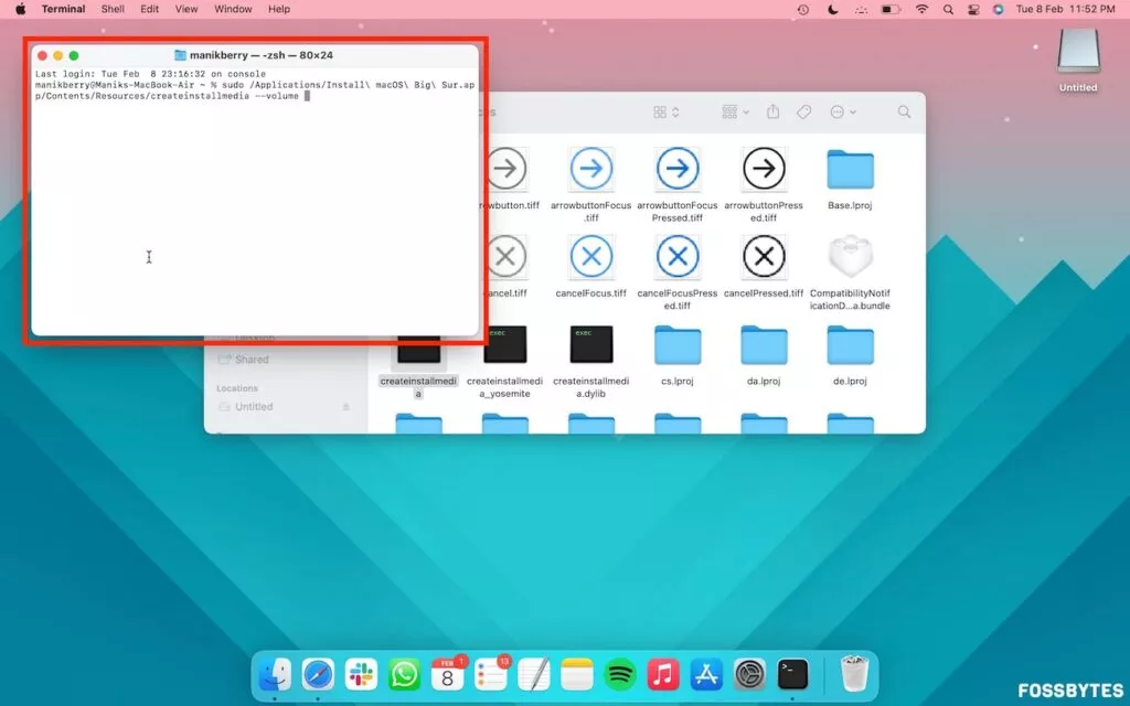 7. Create a bootable macOS Installer
