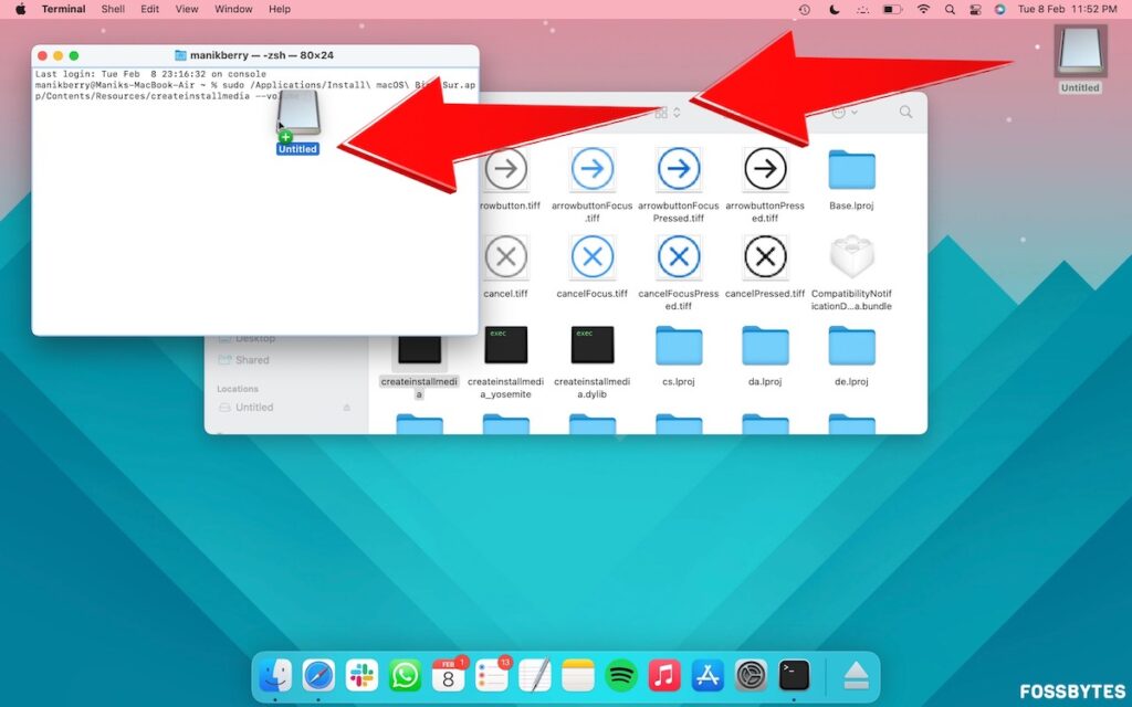 8. Create a bootable macOS drive