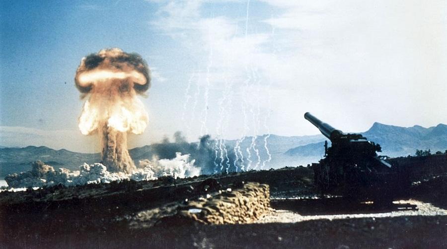 upshot knothole grable nuclear artillery test