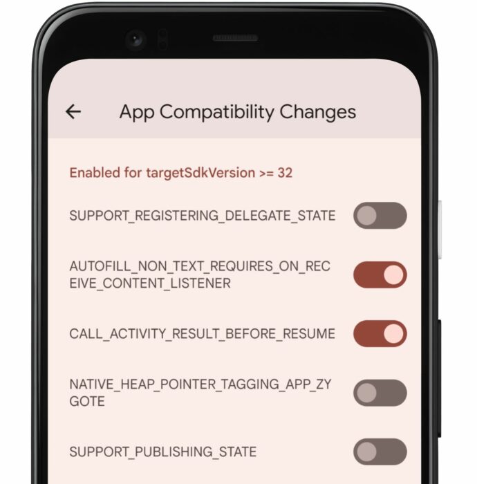 app compatibility changes android 13
