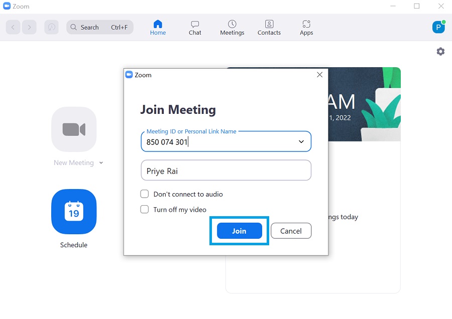 join meeting zoom