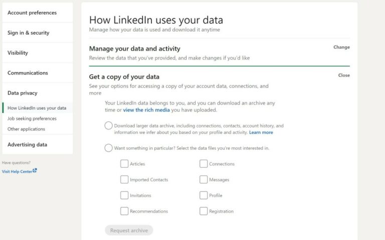 How to delete linkedin account permanently fossbytes