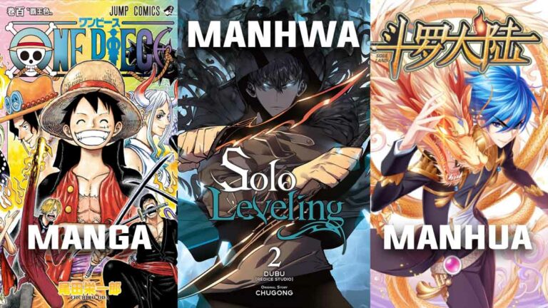 what is manga, manhua, manhwa, webtoon