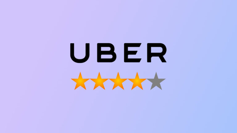 view your uber ratings