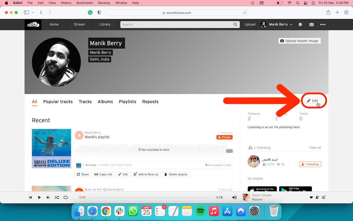 How To Change SoundCloud Username & Profile URL Fossbytes