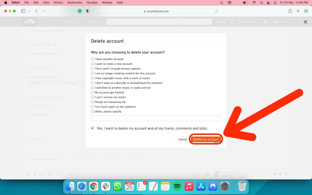 How To Delete SoundCloud Account