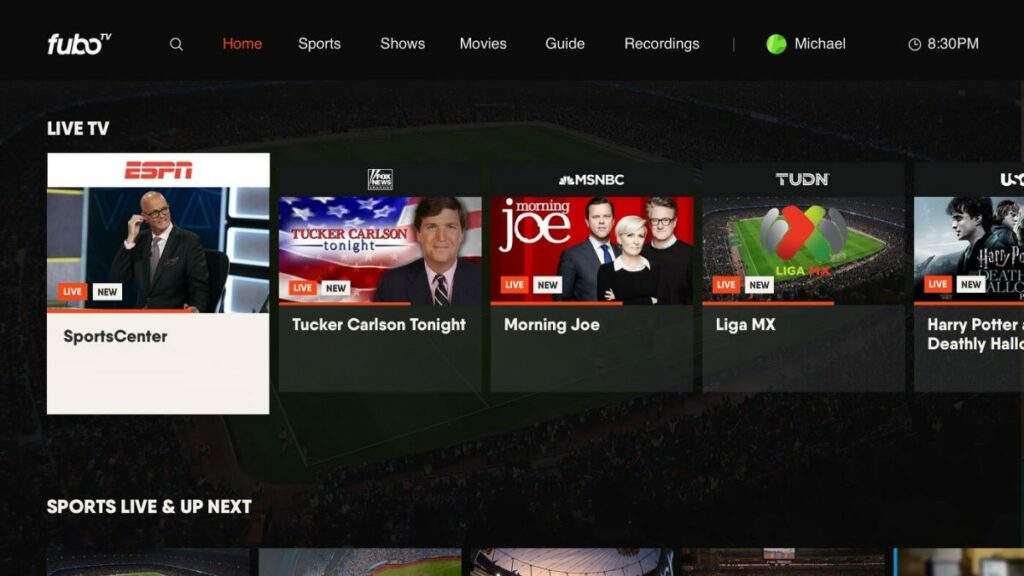 FuboTV now available on LG smart TVs