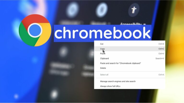 how to copy and paste on Chromebook