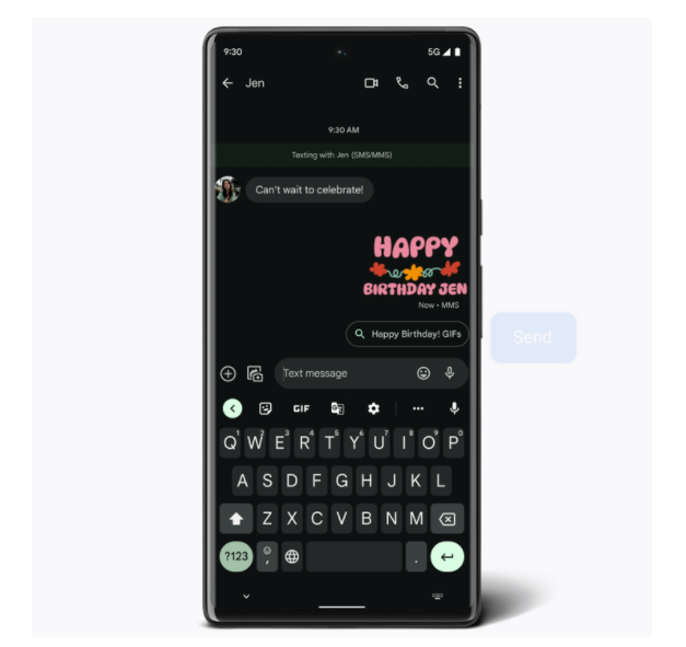 Kirim stiker khusus Gboard Pixel