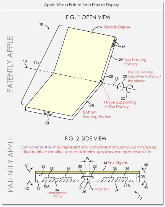 Apple Patents for foldable phone