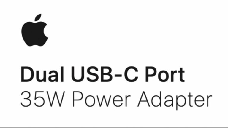Apple Dual USB-C Port 35 W Adapter