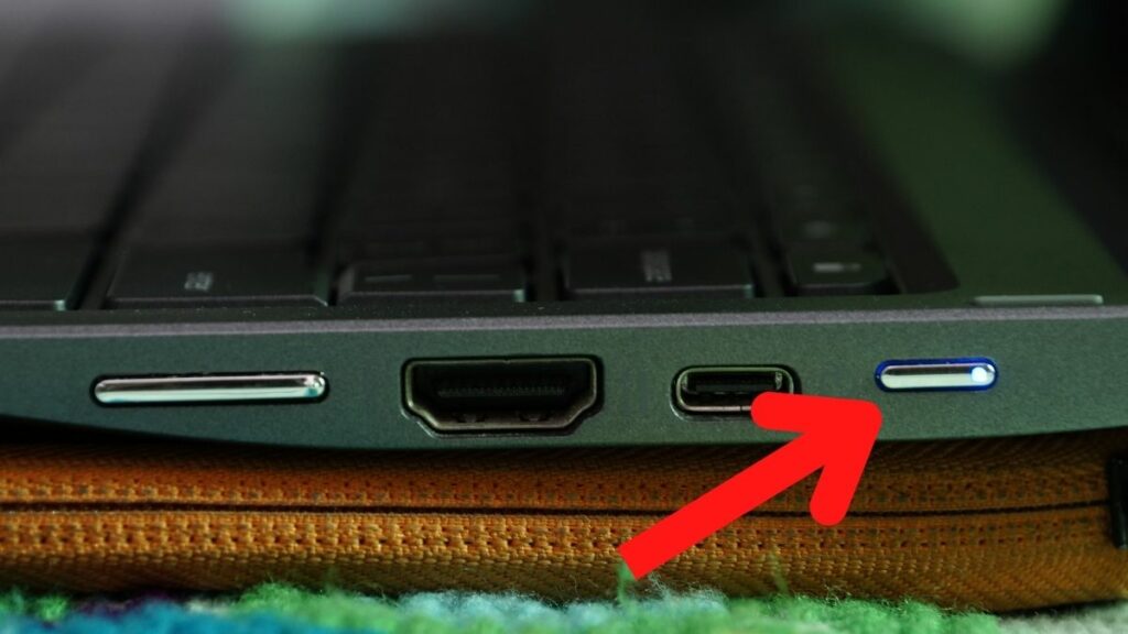 Chromebook power button