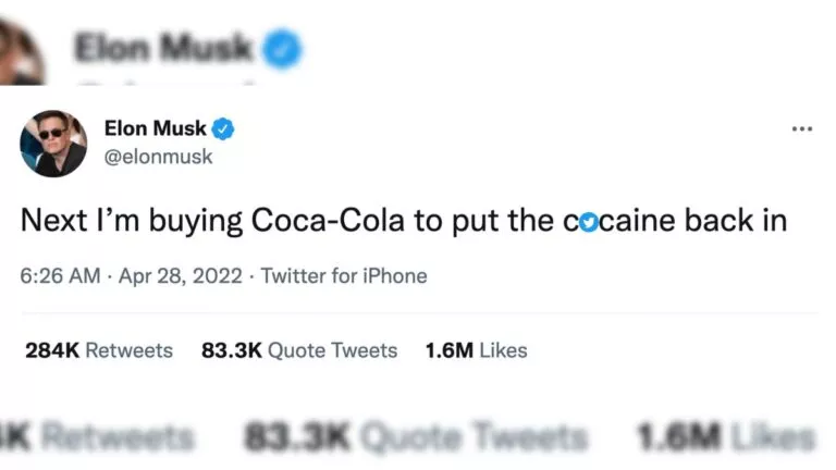 Musk Jokes About Buying Coca-Cola & Here’s How Twitter Reacted