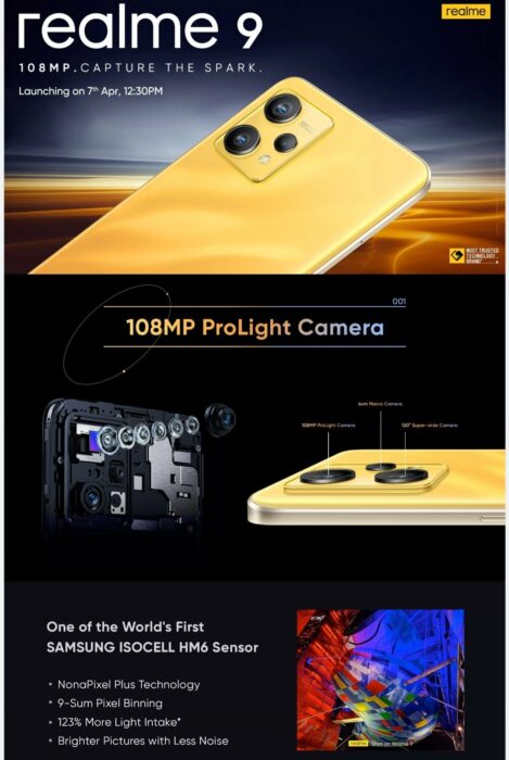 Realme 9 4G Specifications