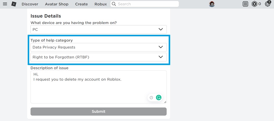 How to create a Roblox account