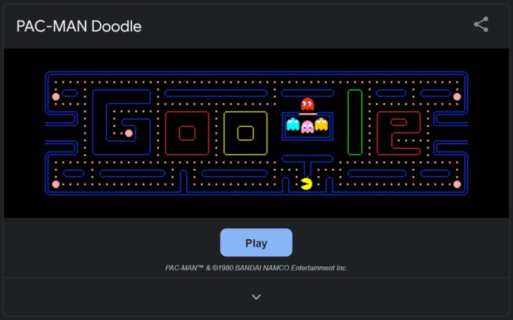 best-google-doodle-games-pac-man