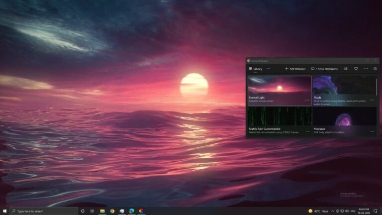 How To Get Live Wallpapers On PC? [For Free] - Fossbytes