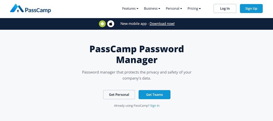 passcamp best lastpass alternatives