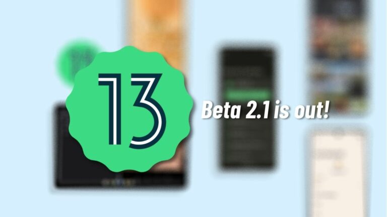 Android 13 beta 2.1 released