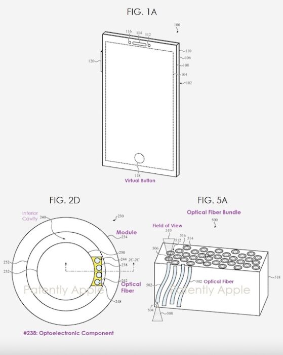 Apple patents under-display Touch ID sensor