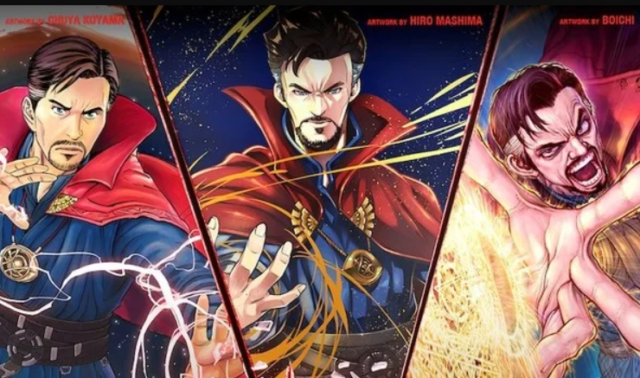 Doctor Strange in the Multiverse of Madness New Promotional Art By Popular Manga Artists