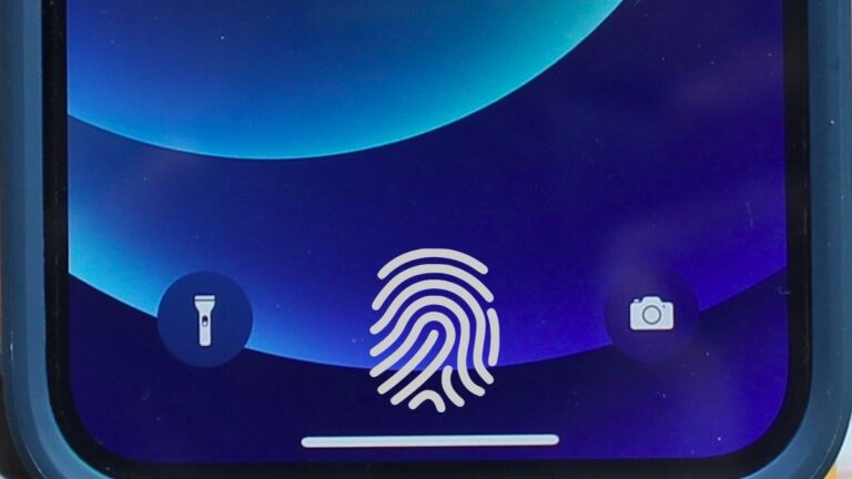 Under display touch ID sensor