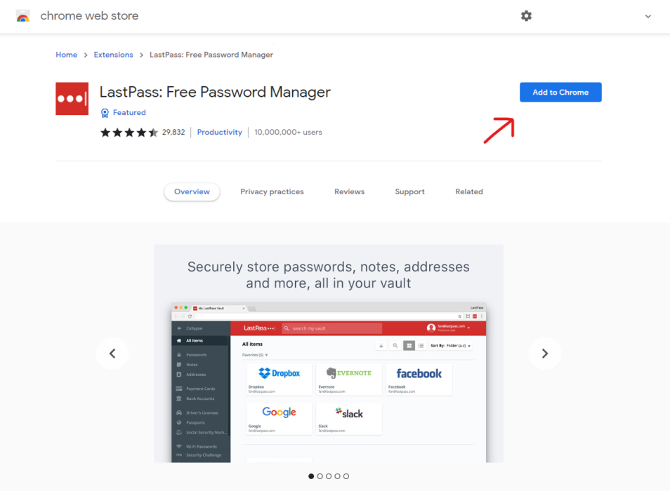 add to chrome how to add lastpass extension to chrome