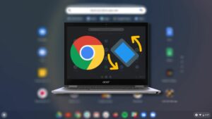 how to rotate chromebook screen