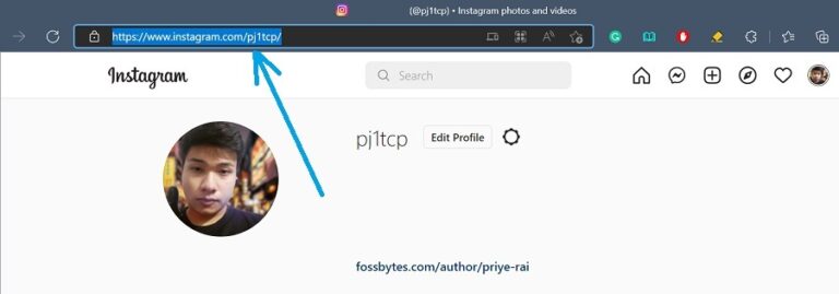 How To Get My Instagram Link? Just Follow These Steps - Fossbytes