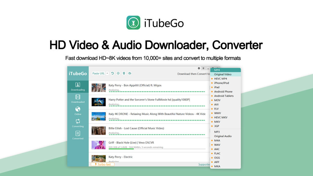 for ios instal iTubeGo YouTube Downloader
