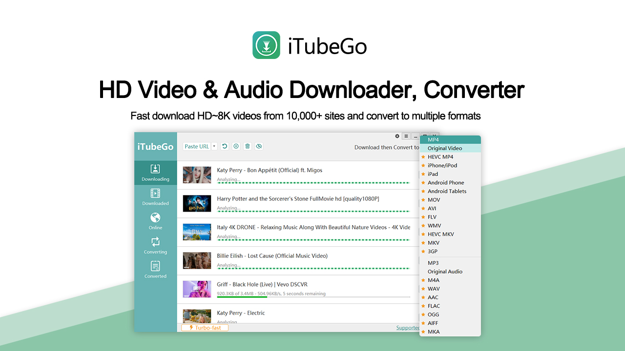 itubego 4k video downloader