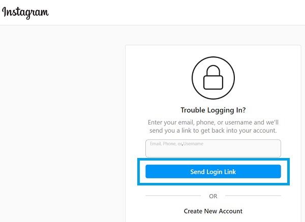 instagram login link