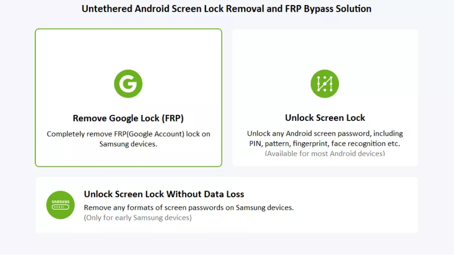unlockgo android interface