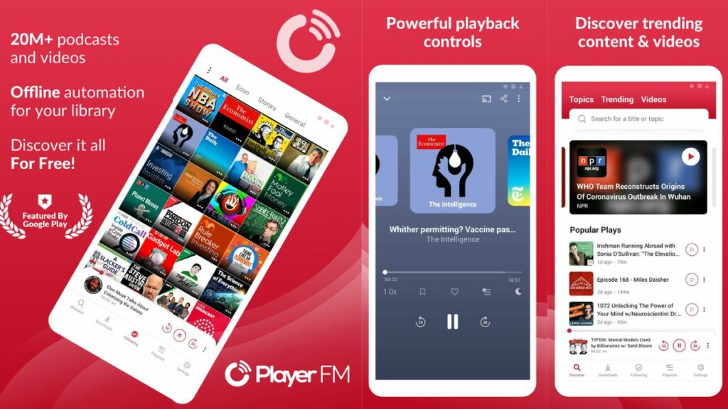 Player FM podcast app