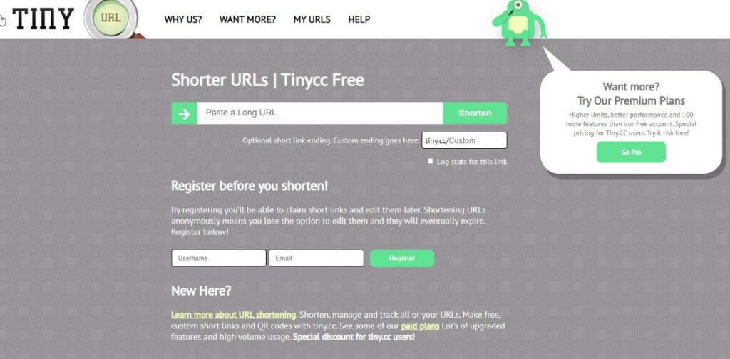Tinycc - Best URL shorteners