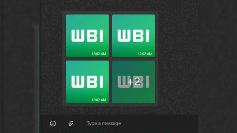 WhatsApp windows automatic albums feature